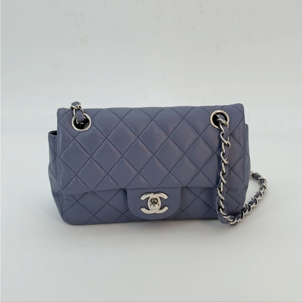Chanel Mini Rectangular Bag In Lavender Lambskin - image 1